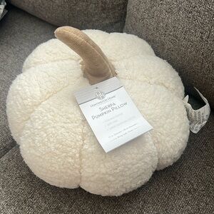 Huntington Home Sherpa Pumpkin Decorative Pillow